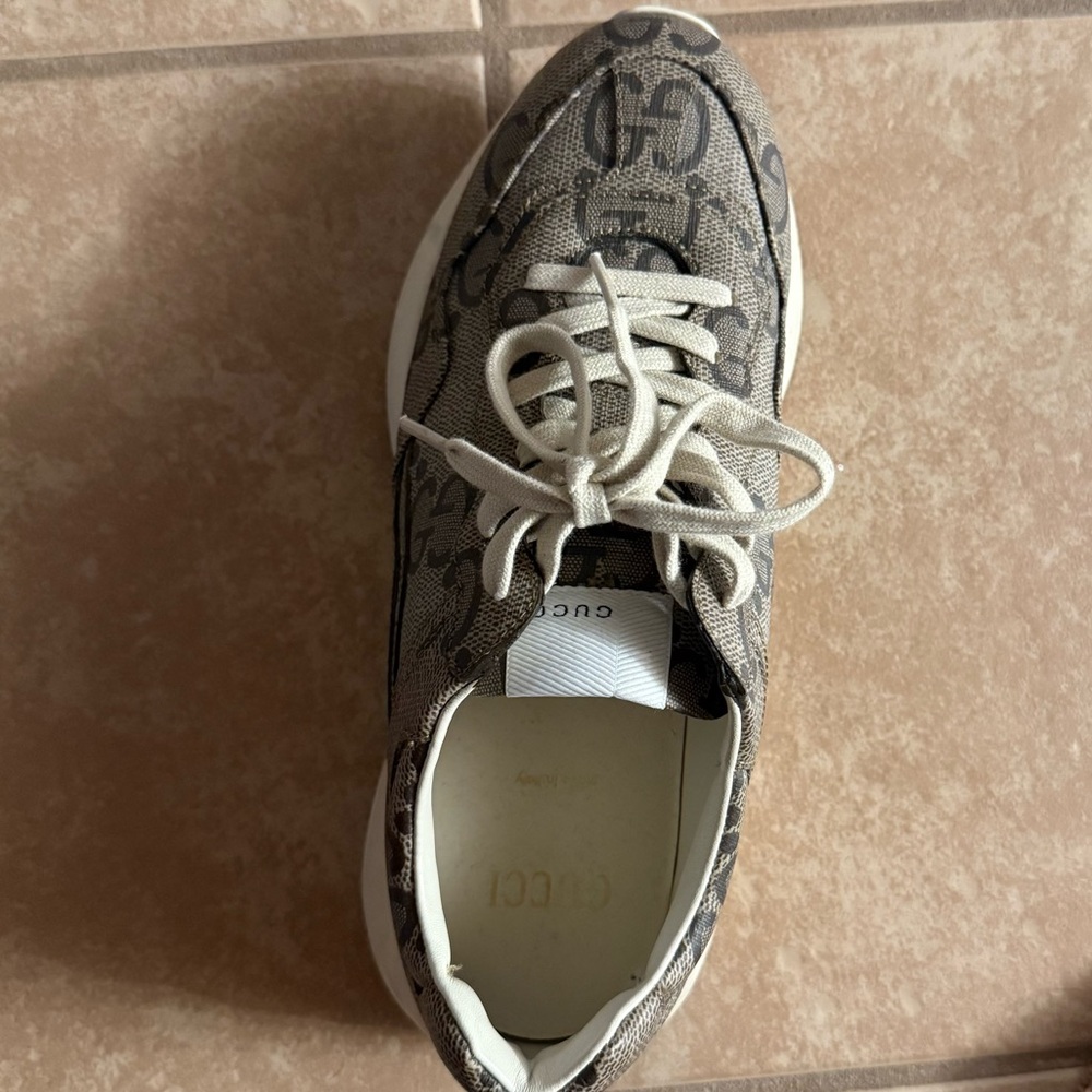 Gucci Rython Chunky Sneakers Size 39 - Picture 6 of 7